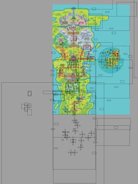 Galar Region Full Map