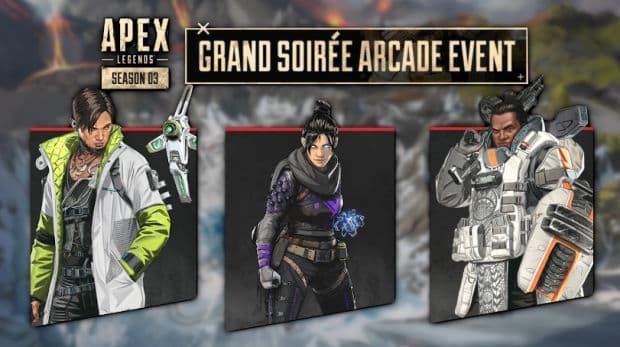 Apex Legends' Crypto, Wraith and Gibraltar.