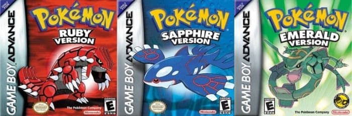 Pokemon Ruby Sapphire Emerald New