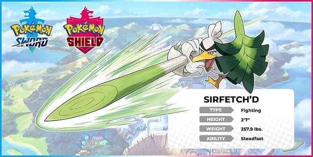 Pokémon Sword and Shield Farfetch'd evolution method: how to evolve  Farfetch'd into Sirfetch'd explained
