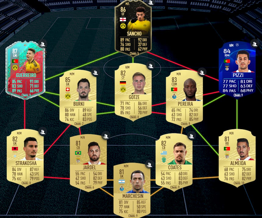 Current cheapest solution for Serie A component of Rebic Summer Heat SBC.