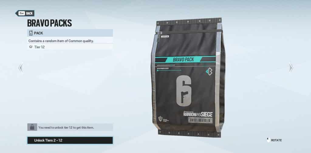 Bravo pack in Rainbow Six Siege