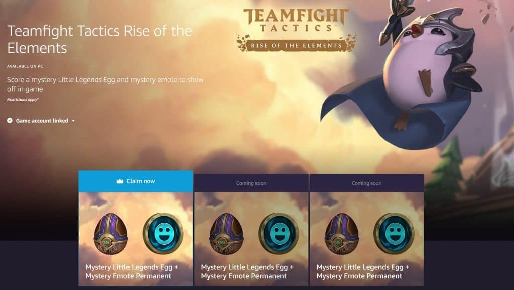 Teamfight Tactics: How to claim free Little Legends with Twitch Prime