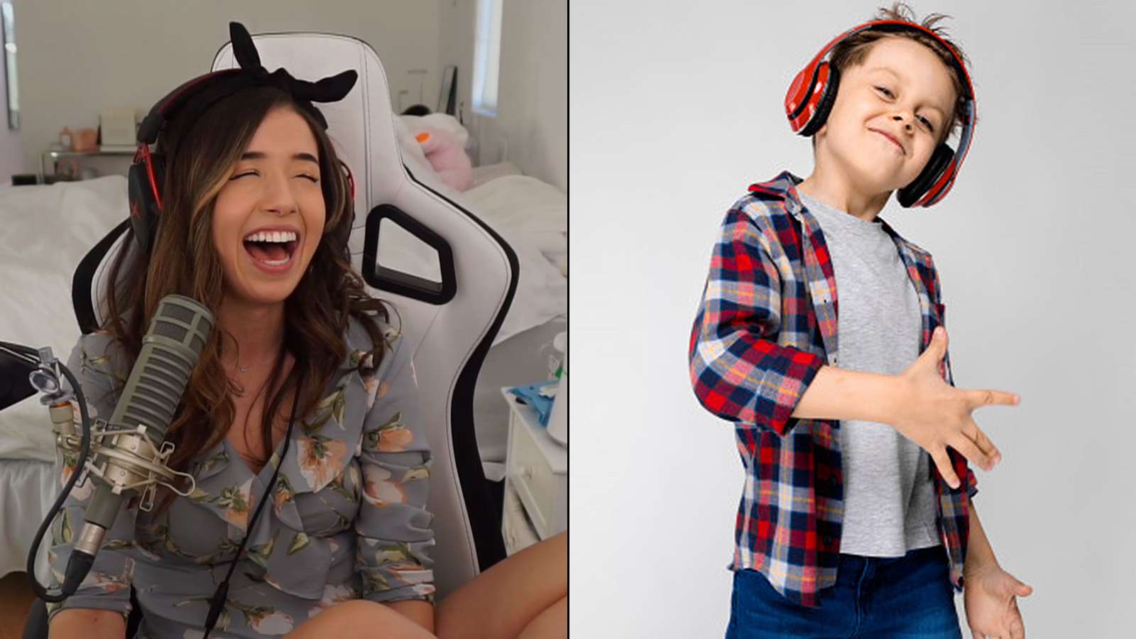 Pokimane, Twitch / Freepik.com