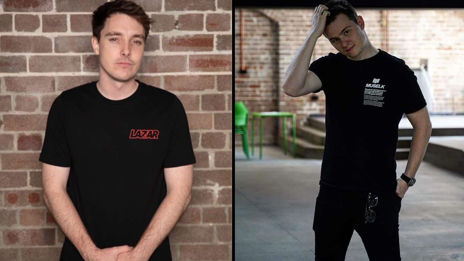 L: LazarBeam R: Muselk