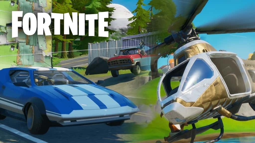 Cars and Choppa in Fortnite side by side