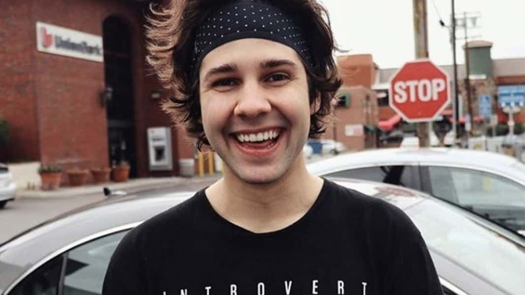 David Dobrik smiling