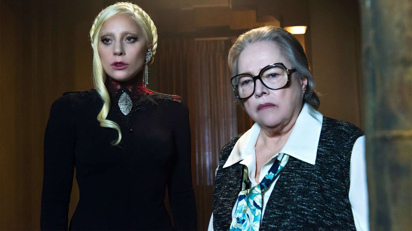 Lady Gaga and Kathy Bates in American Horror Story