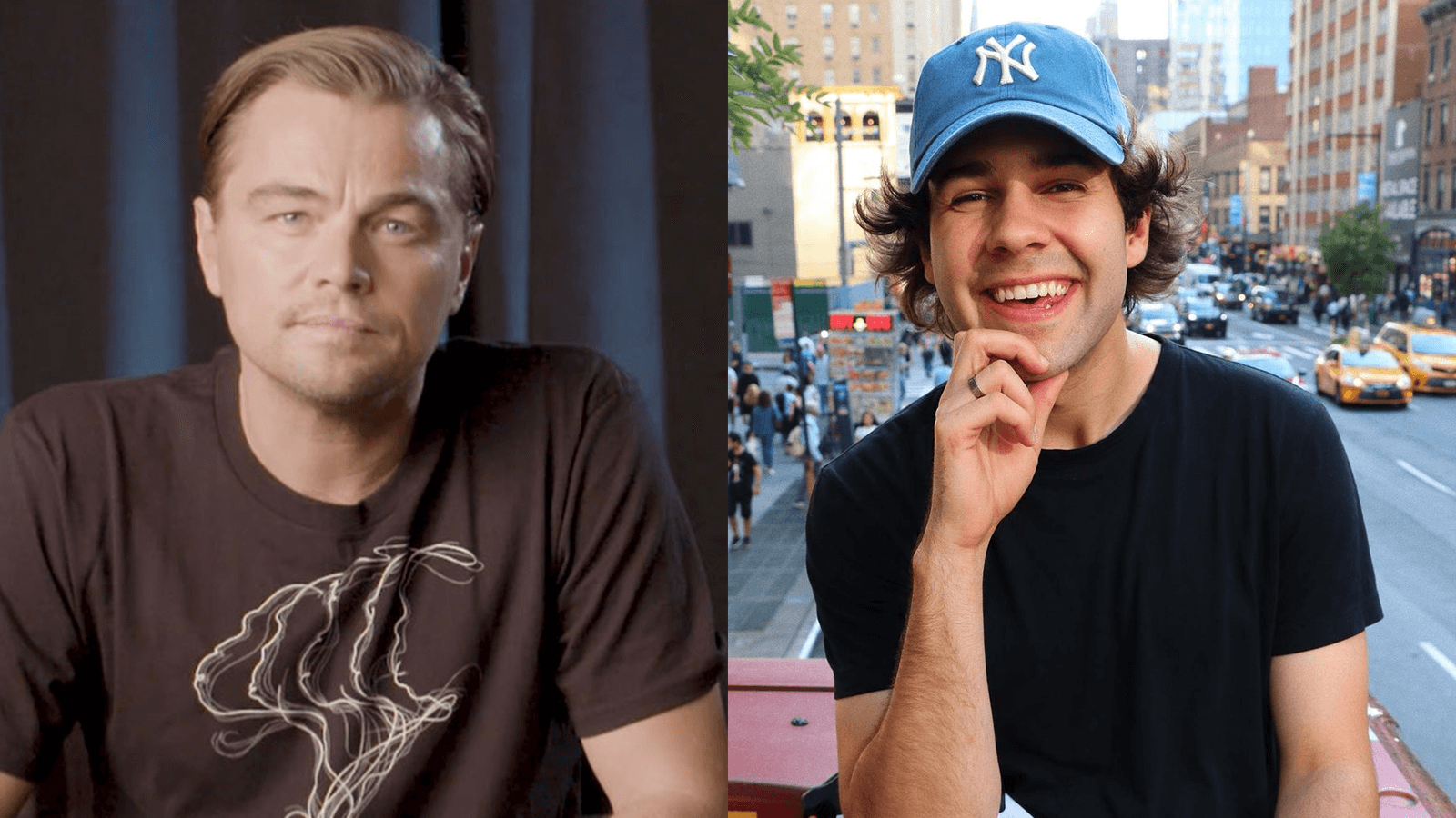 Leonardo DiCaprio and David Dobrik