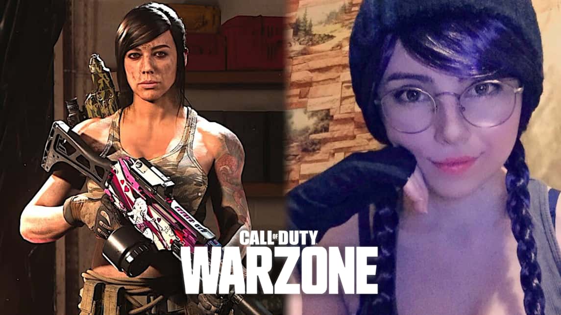 Warzone cosplayer