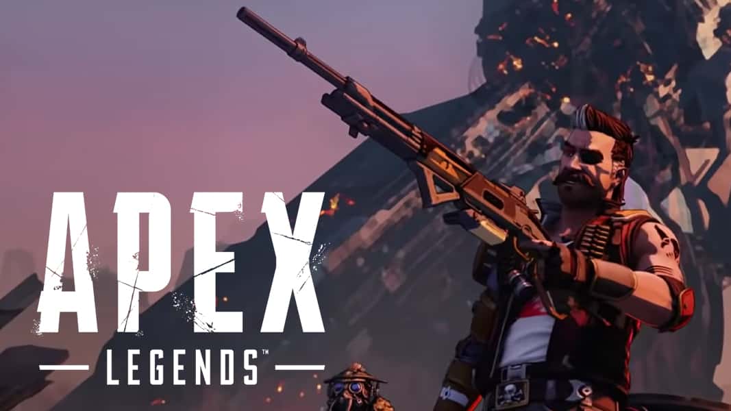 Fuse from Apex Legends with logo