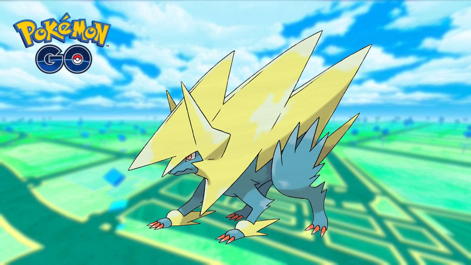 Screenshot of Mega Manetric in Pokemon Go.