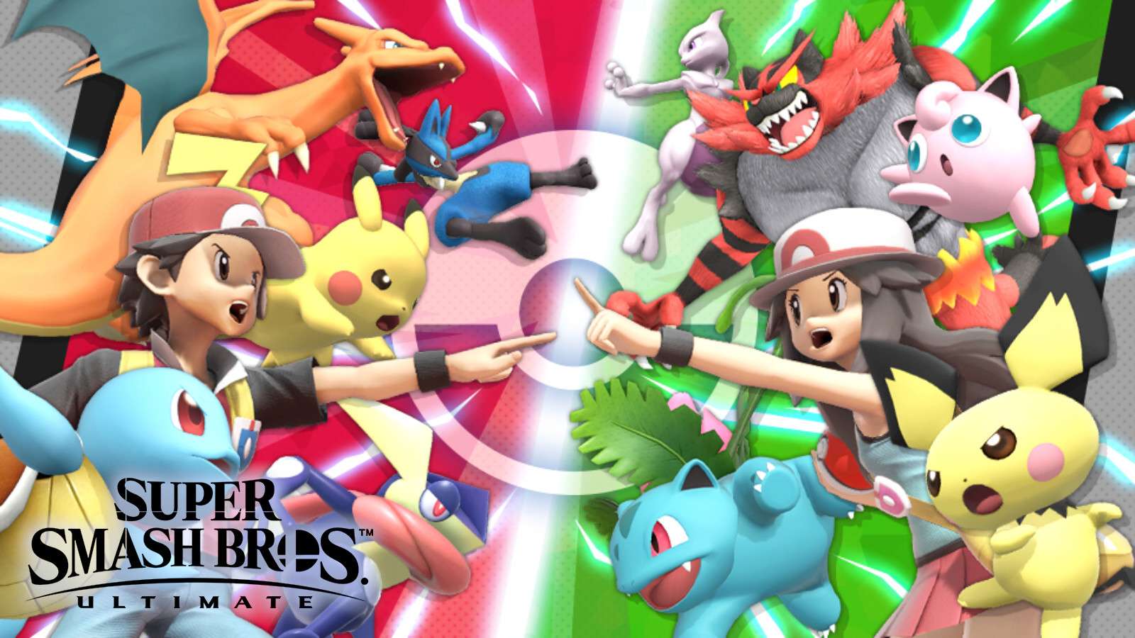 Pokemon battle in Smash Ultimate