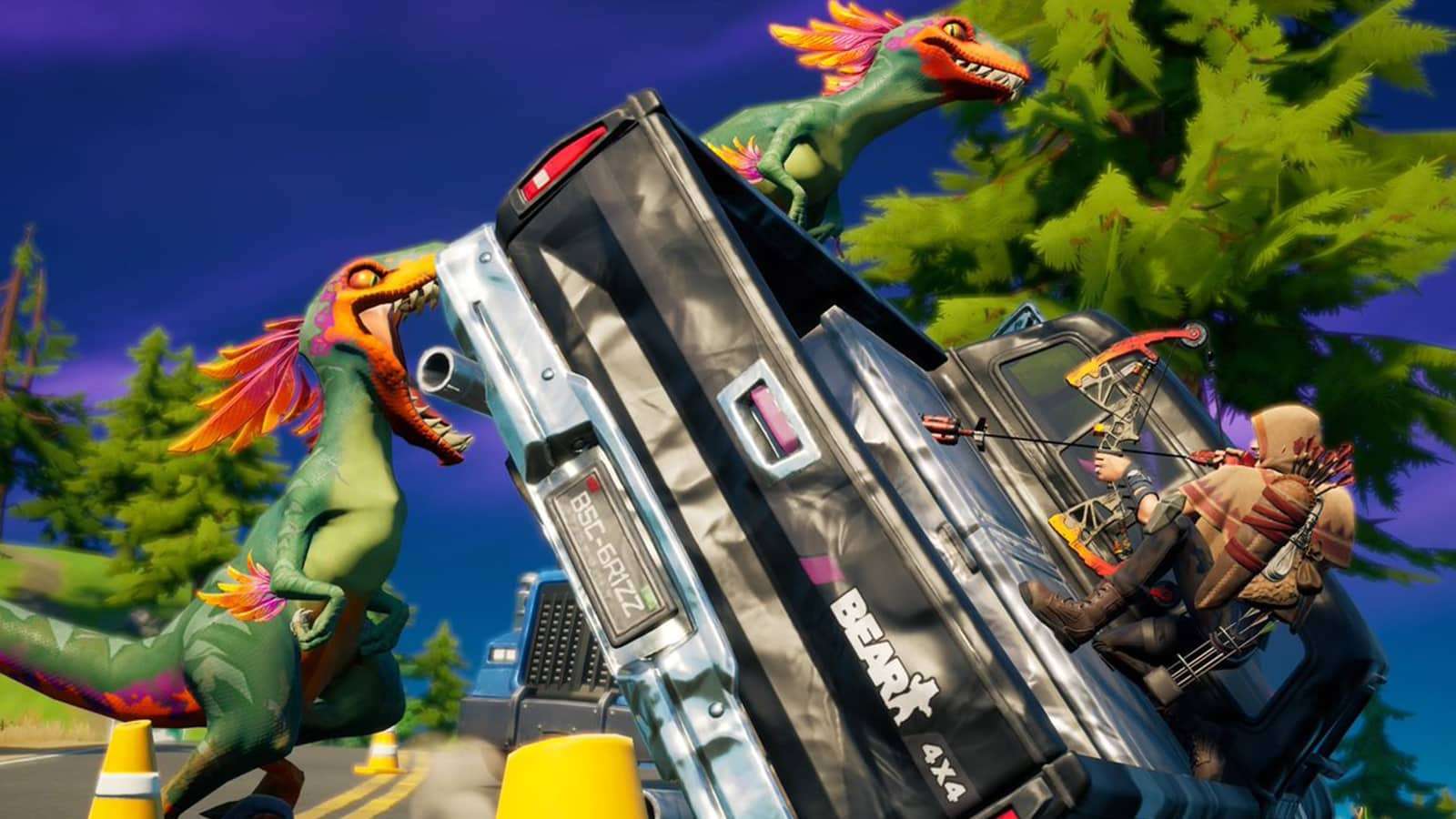 Raptors in Fortnite