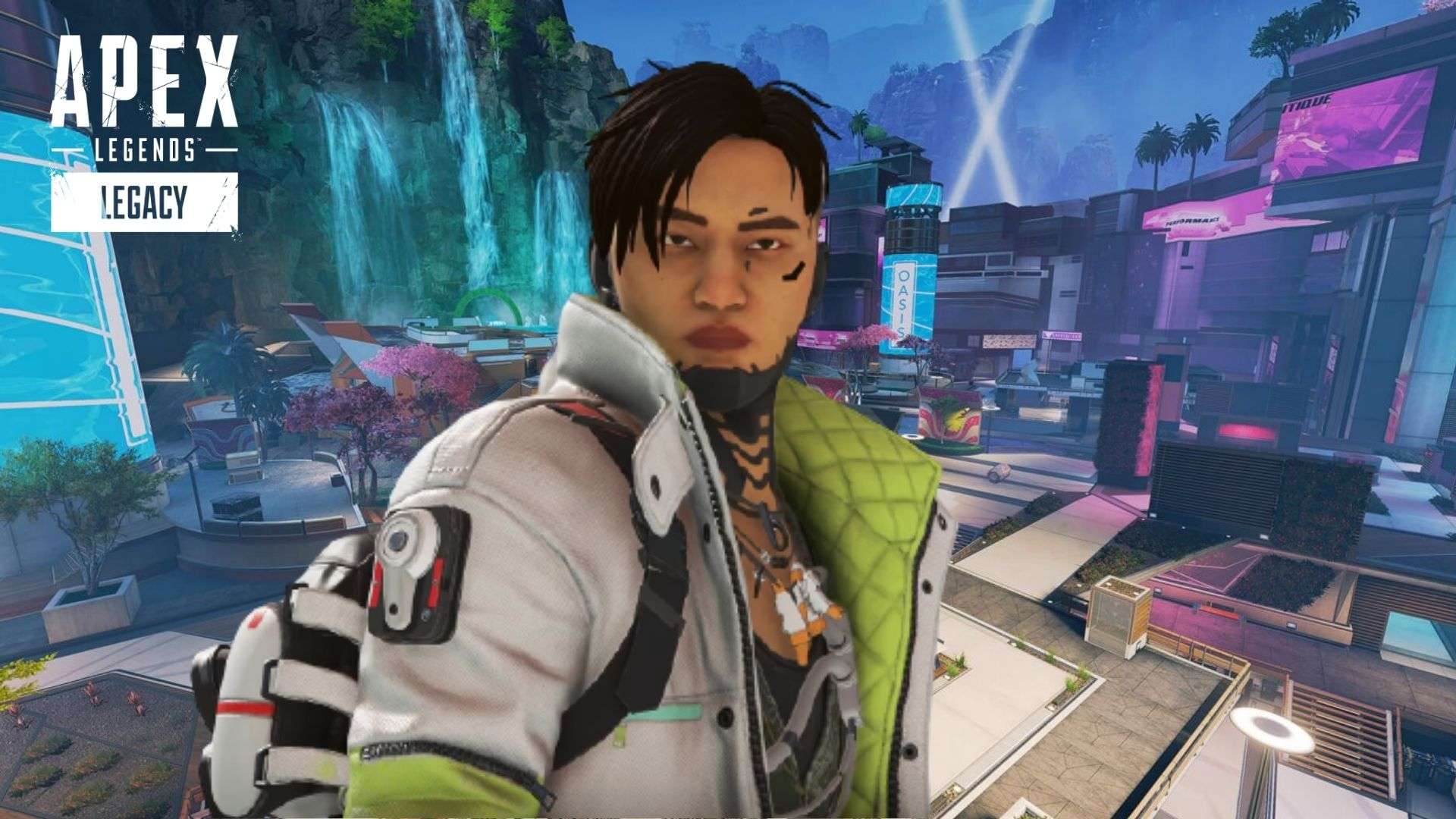 Crypto posing in Arenas in Apex Legends