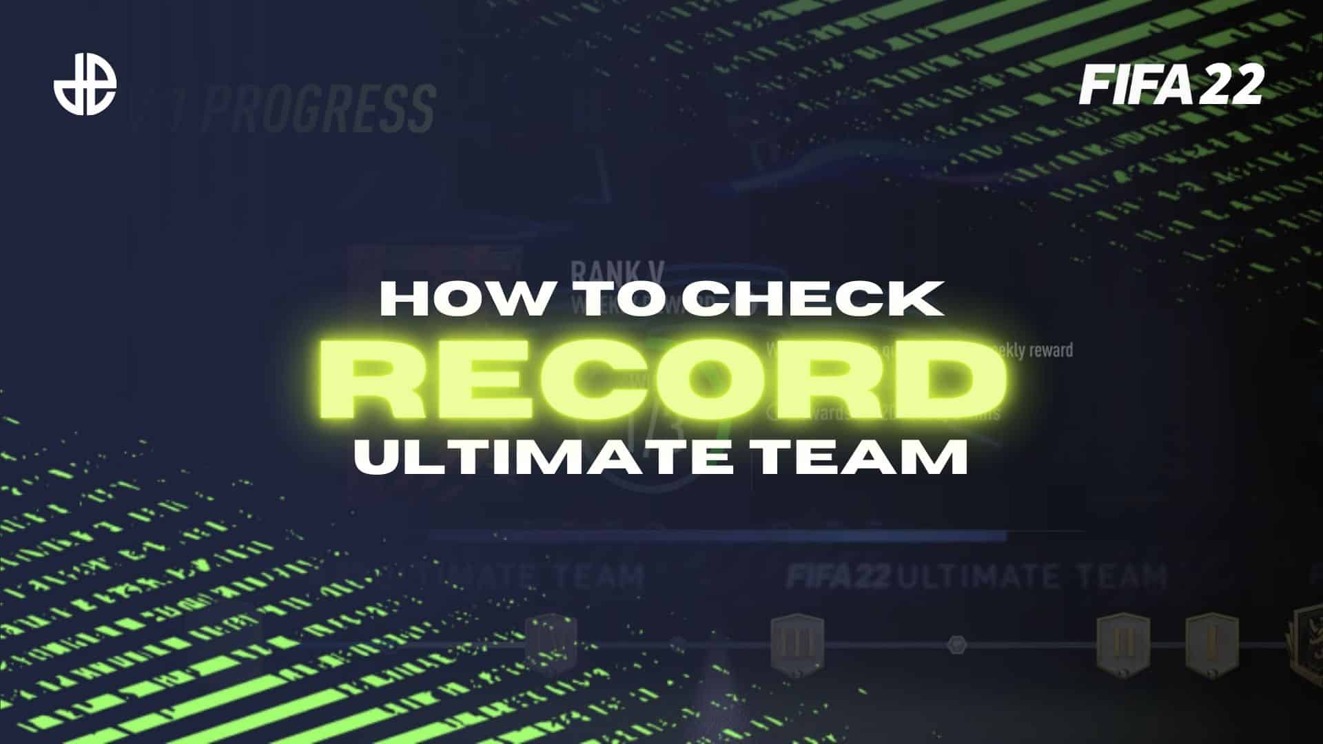 fifa 22 record screen