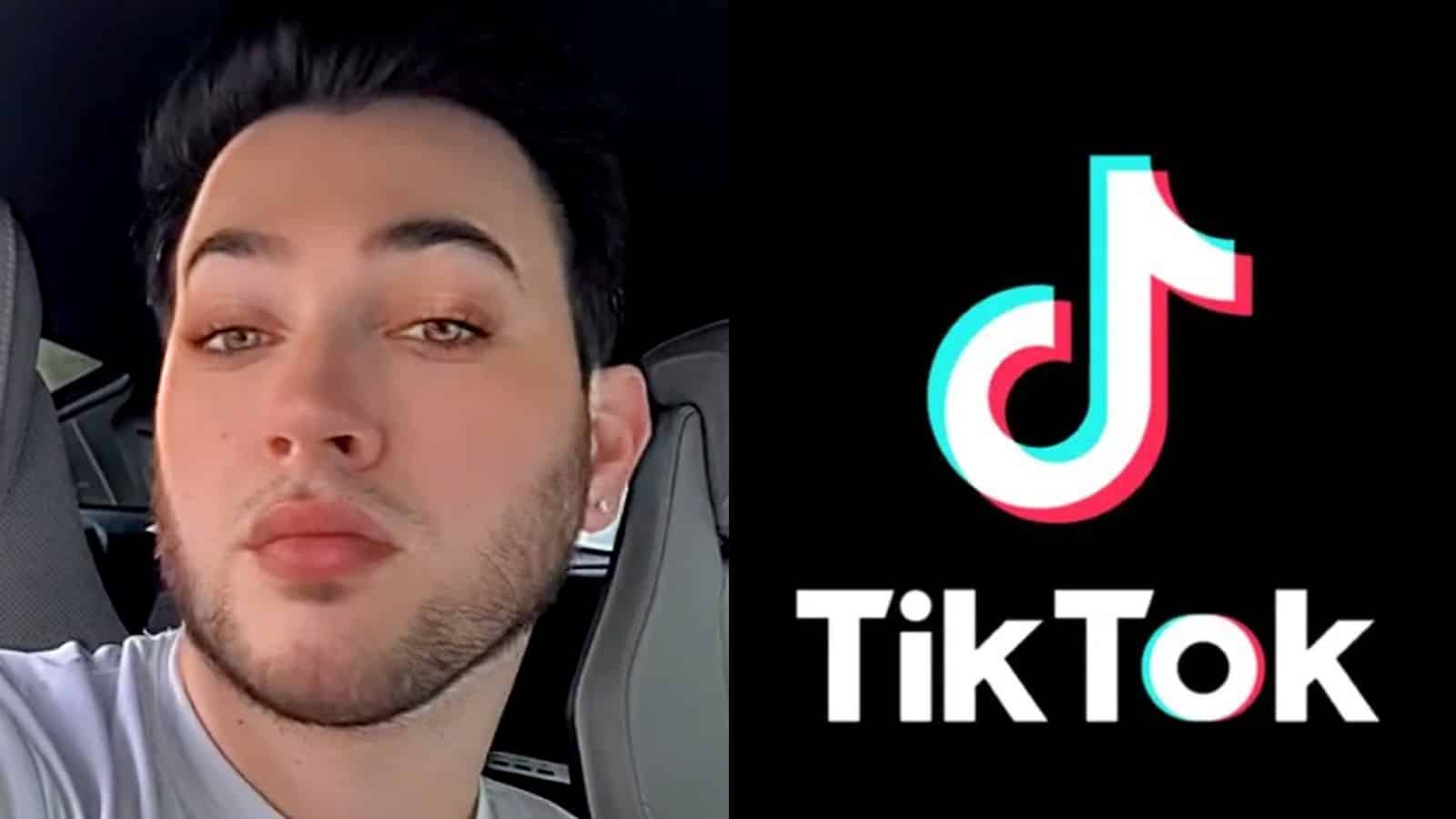 Manny MUA uses the Dazzling Look filter on TikTok