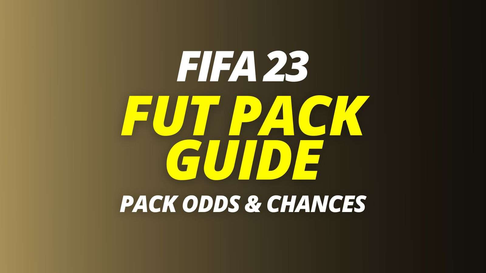 FIFA 23 FUT Pack guide