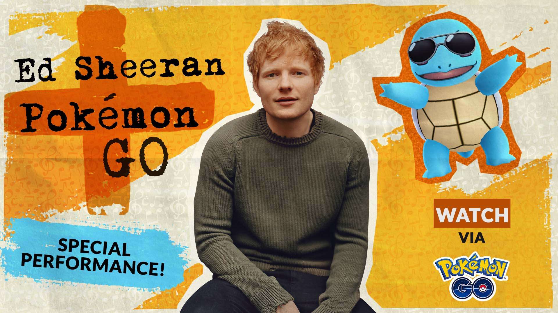 Ed Sheeran Pokemon Go collaboration