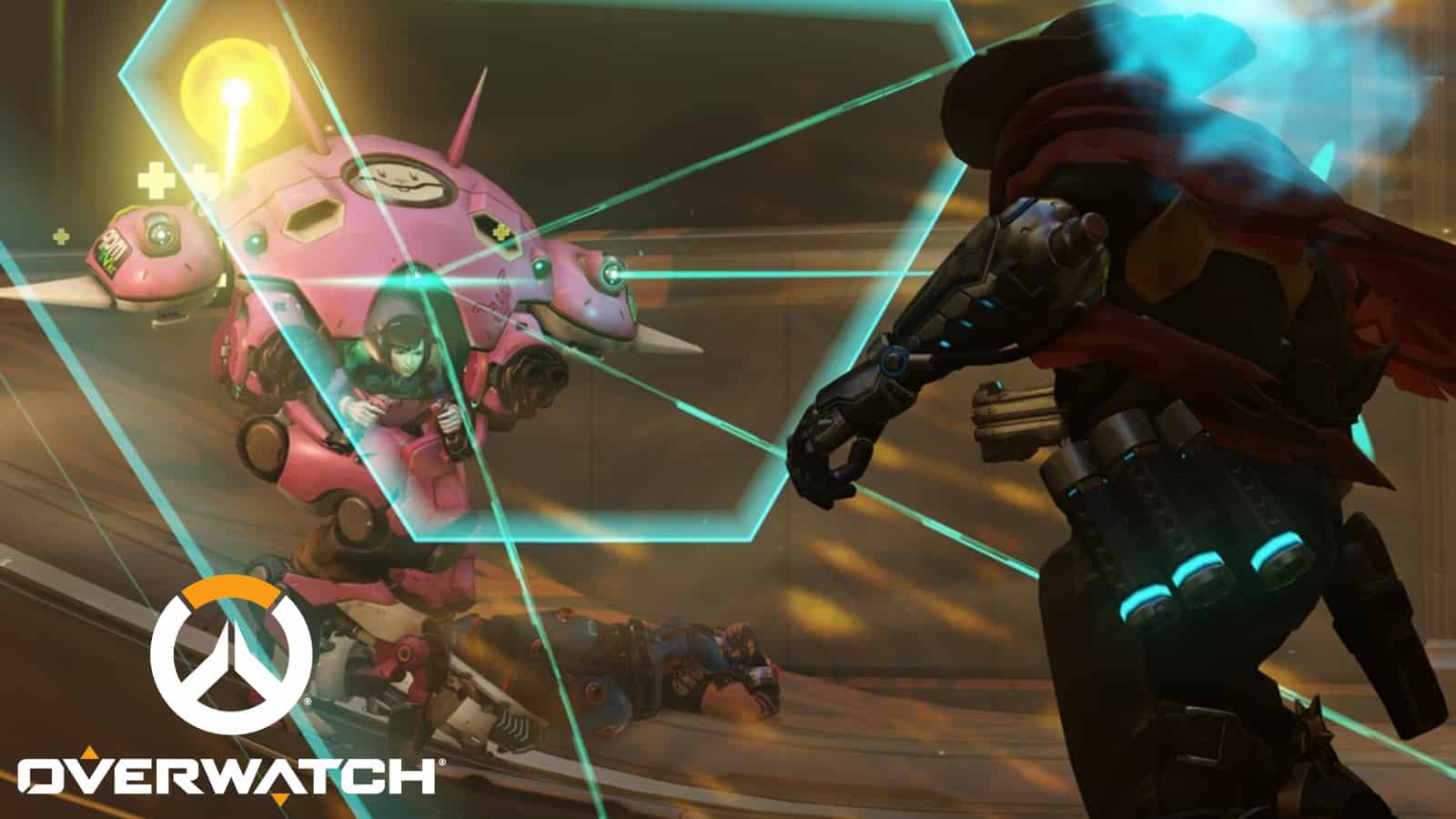 D.va fights Cassidy in Overwatch