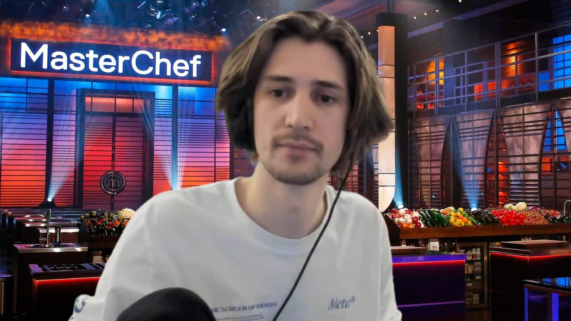 xQc inside Masterchef studio