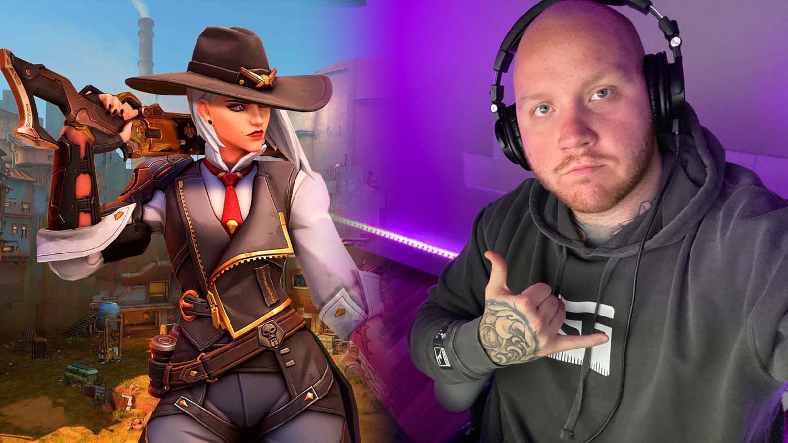 TimTheTatman with Overwatch skin