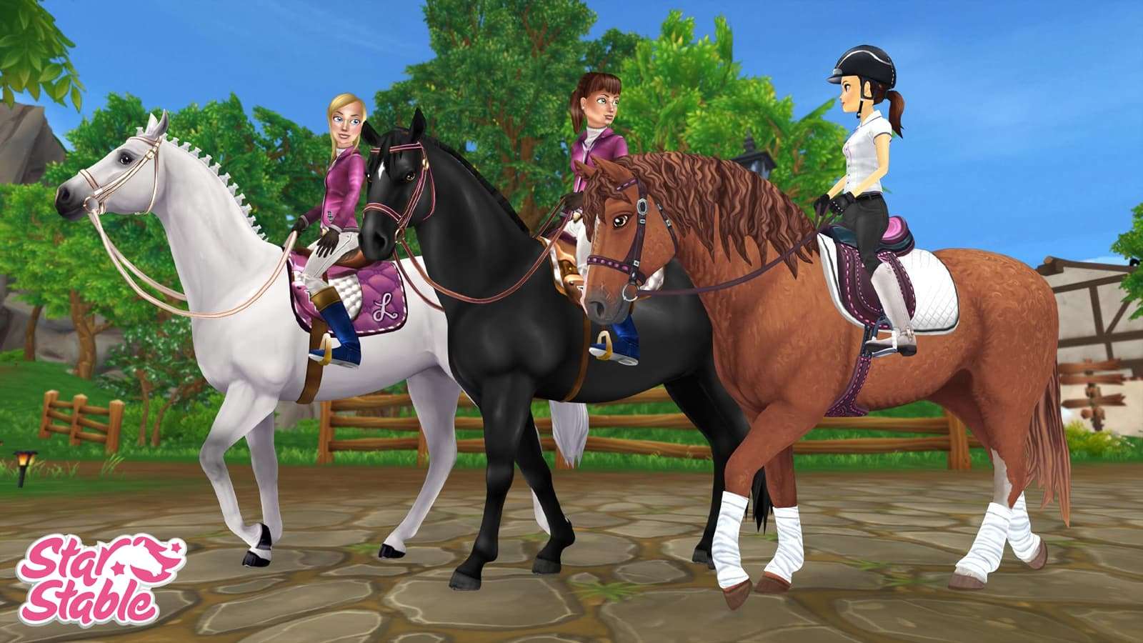 Some riders from Star Stable