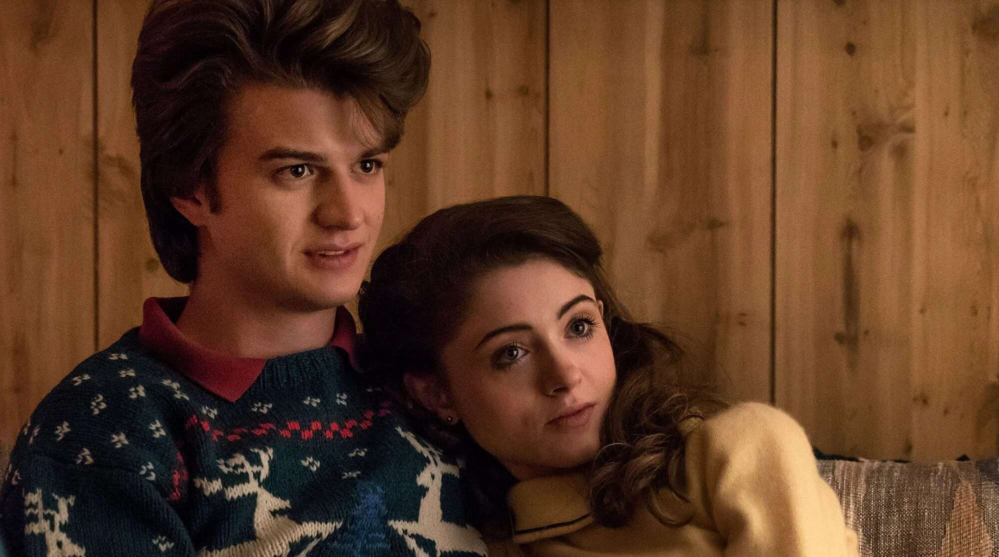 Nancy and Steve in Stranger Things