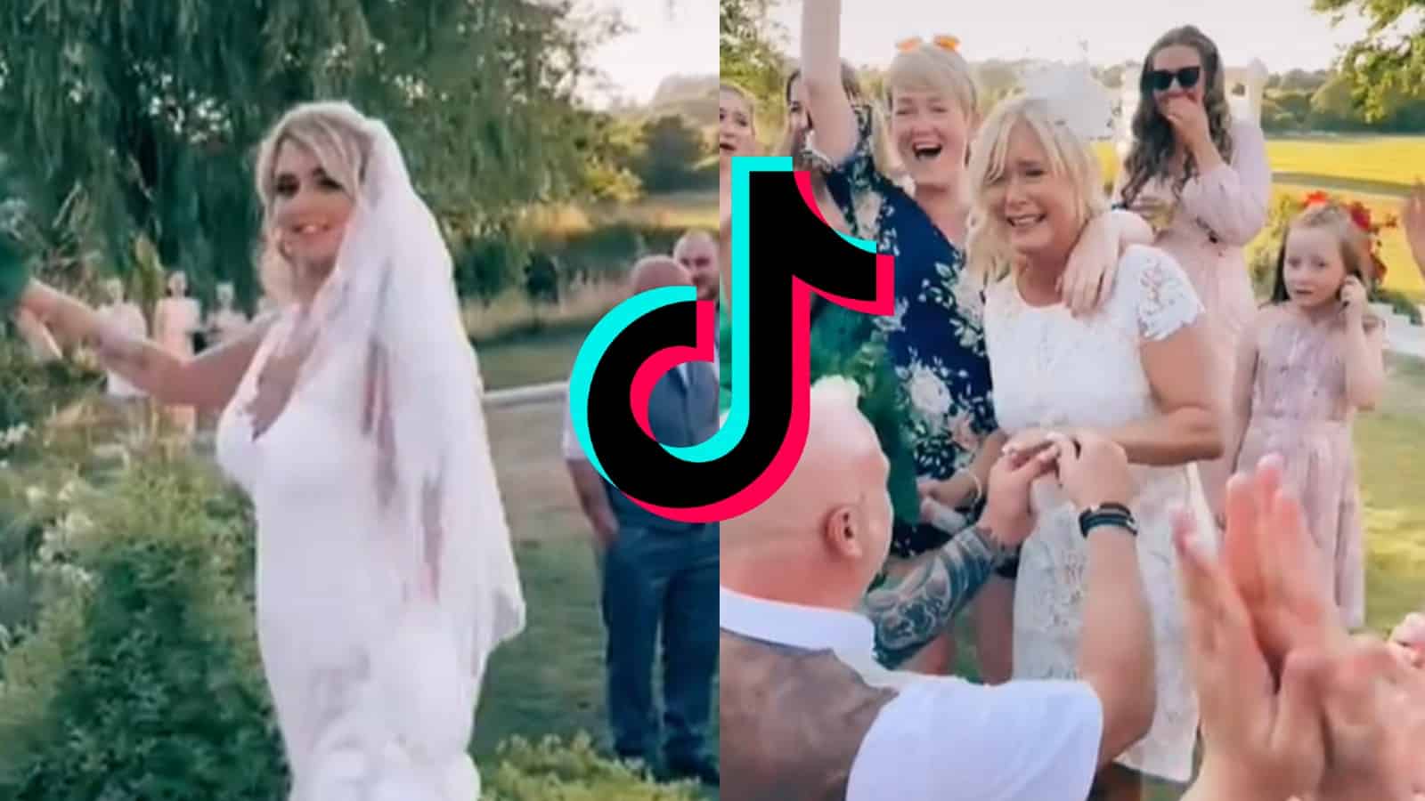 Viral TikTok video shows mother getting engaged at daughter's wedding