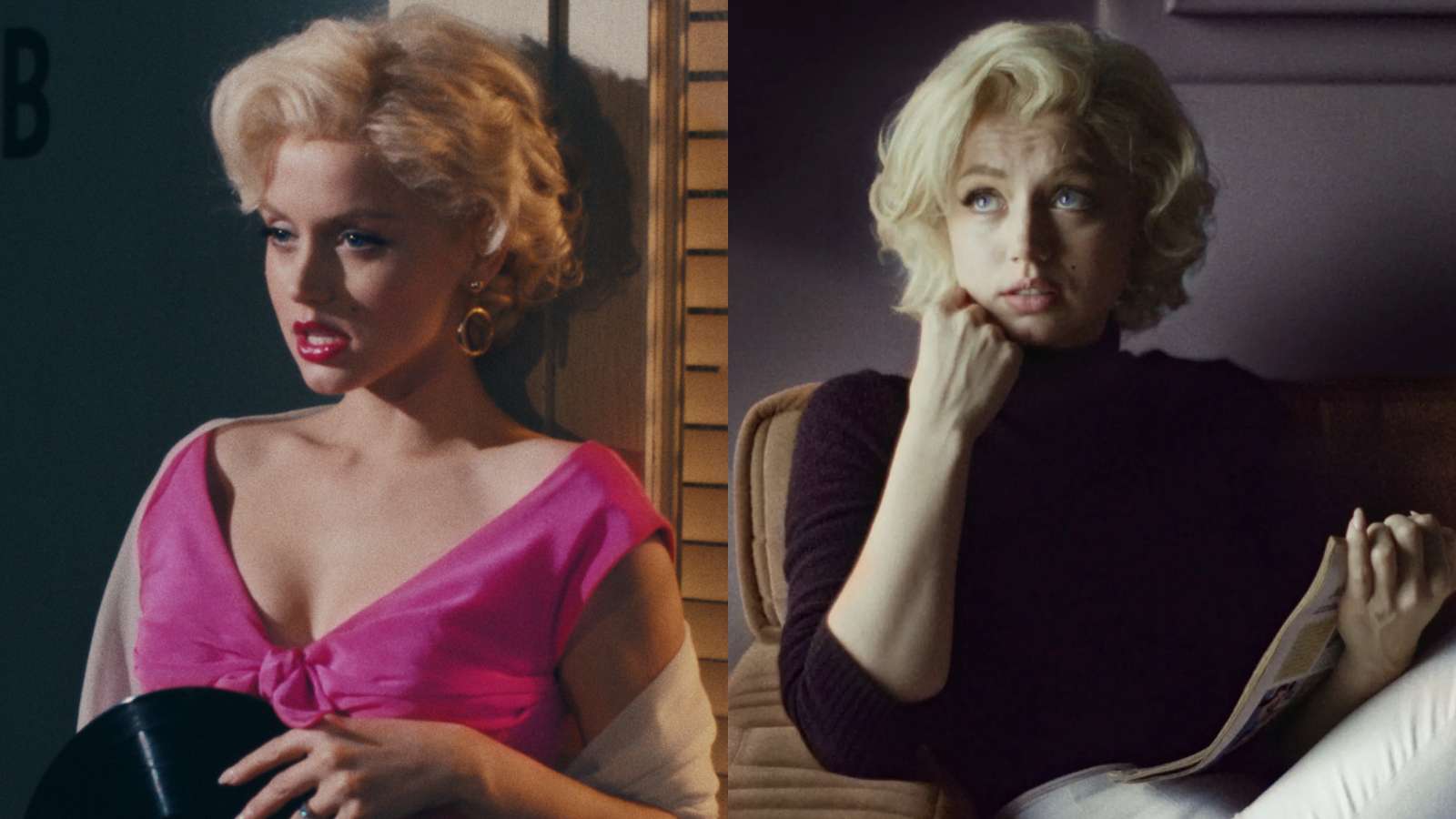 Ana de Armas as Marilyn Monroe in Blonde