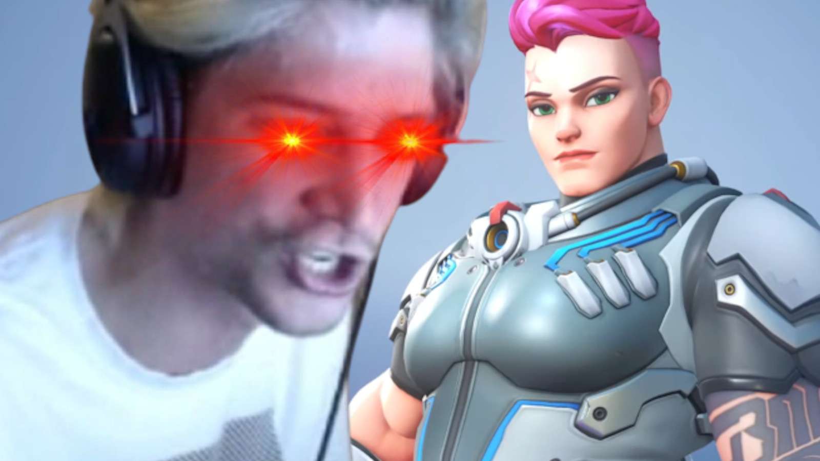 xqc rages over zarya in overwatch 2