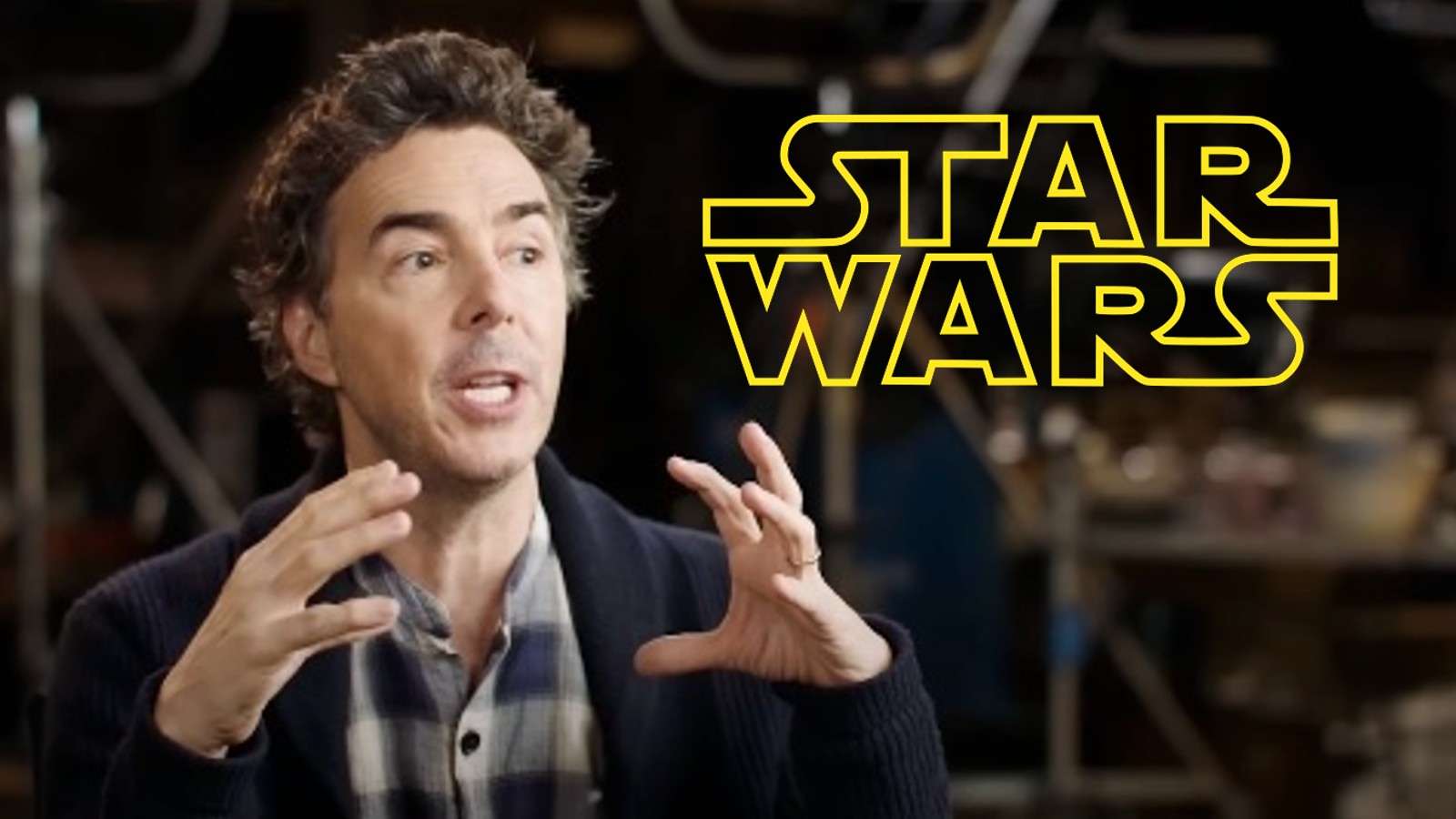 Shawn Levy and the Star Wars logo