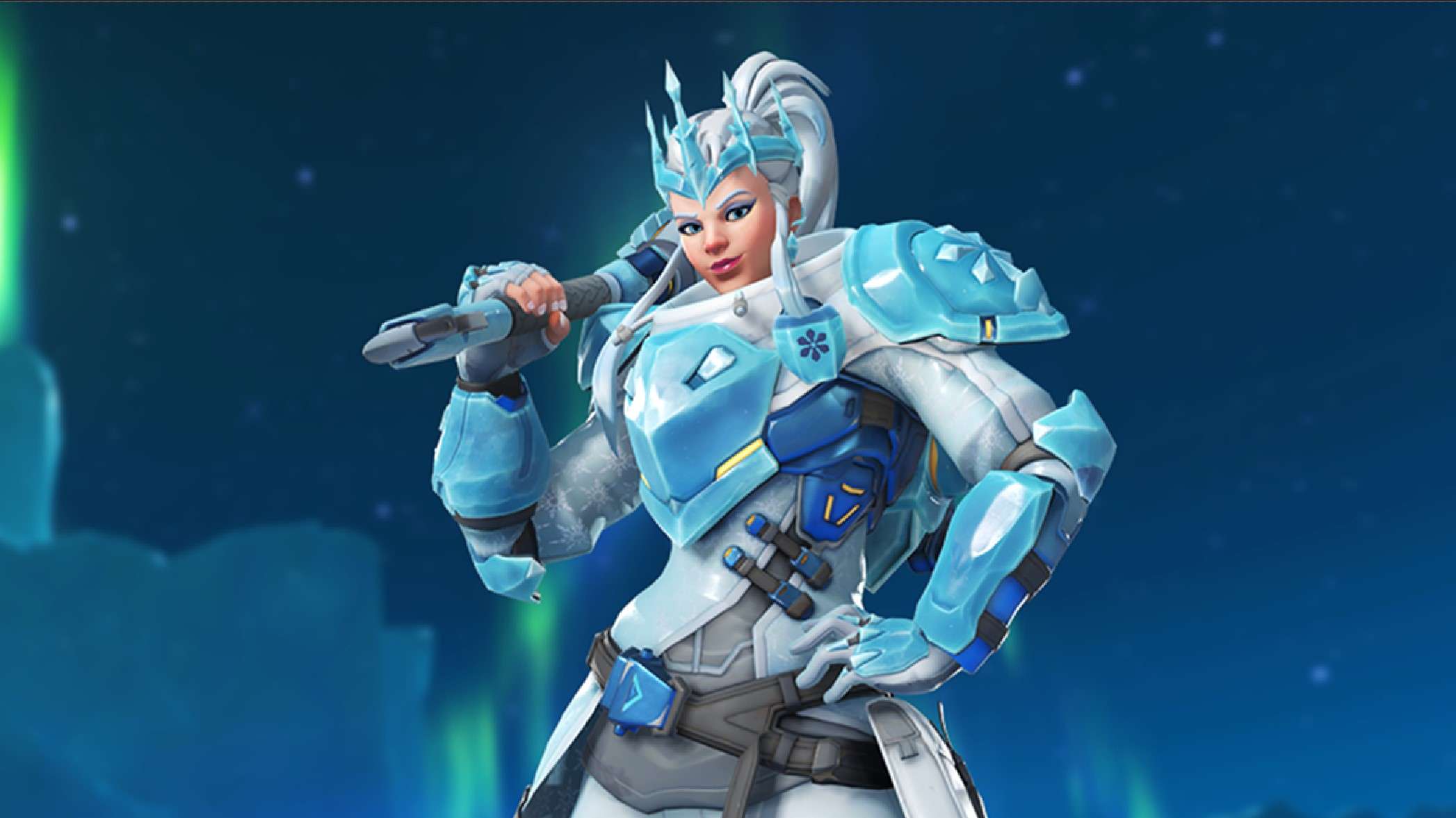 Overwatch 2 Ice Queen Brigitte skin