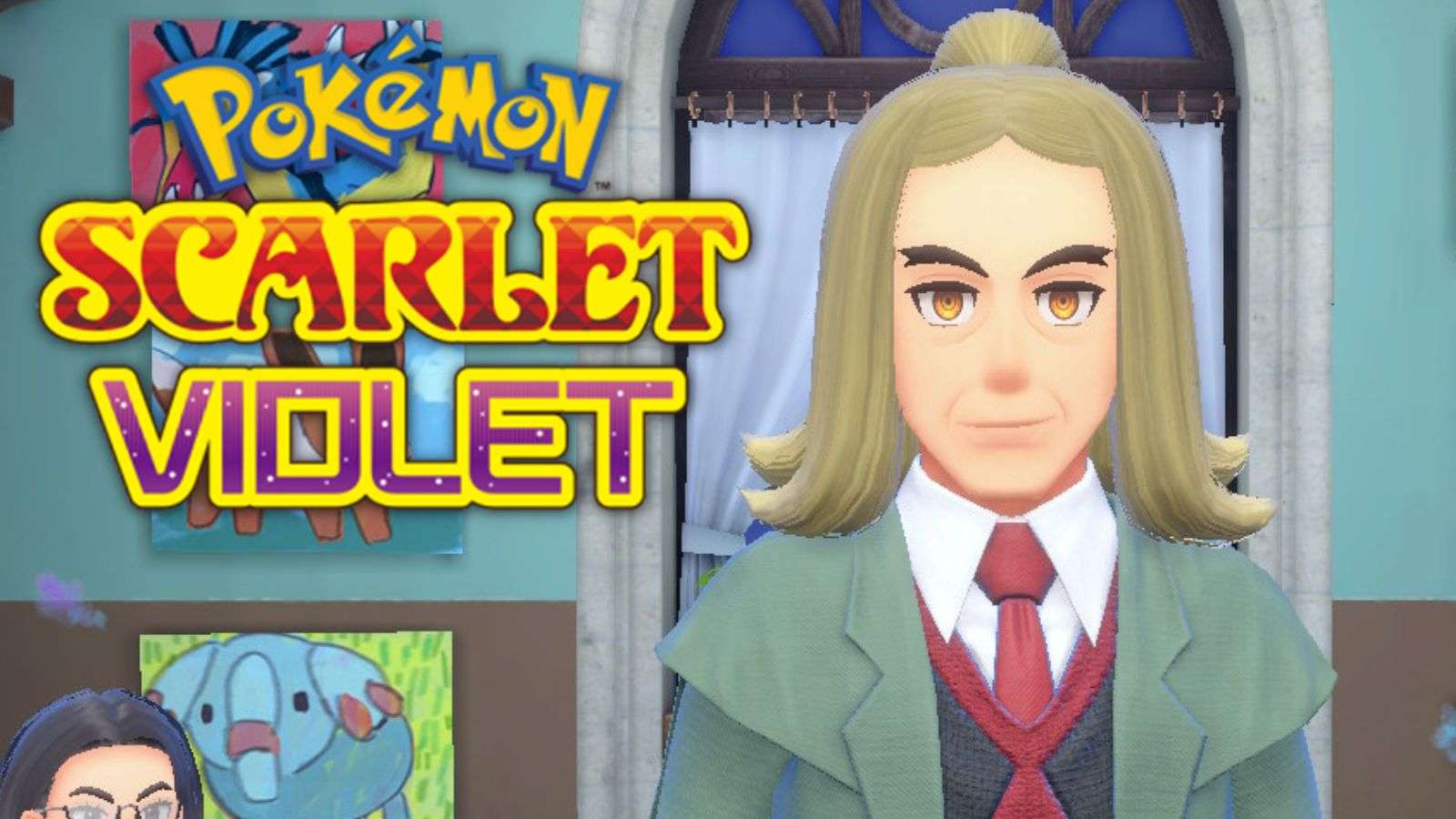 pokemon scarlet violet mr hassel art class header