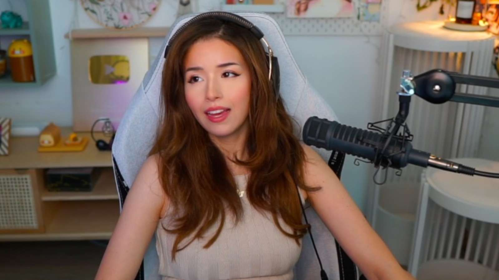 Pokimane streaming on twitch