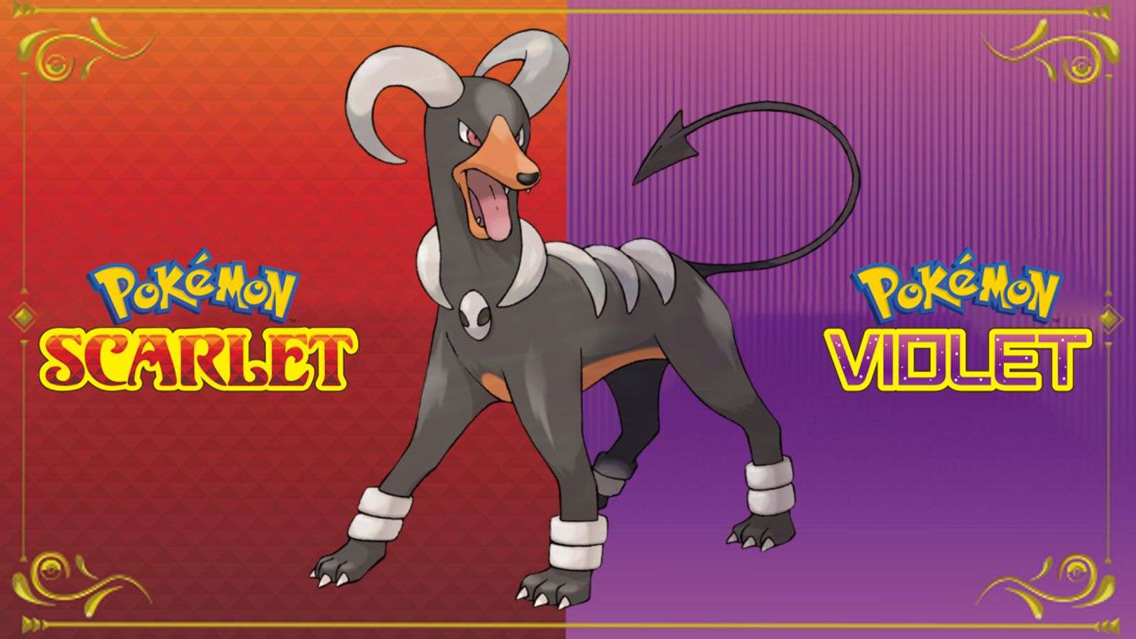 houndoom pokemon scarlet violet header