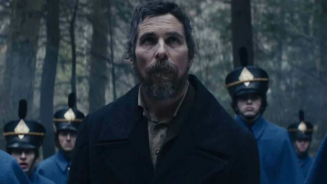 Christian Bale in The Pale Blue Eye.