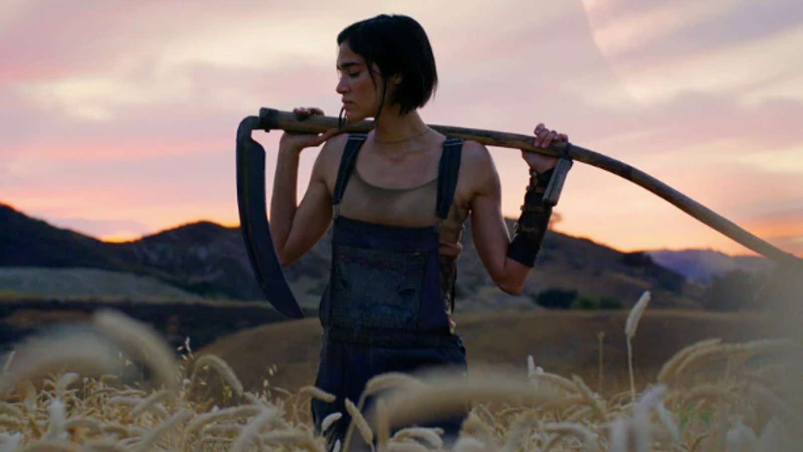 Sofia Boutella in the film Rebel Moon