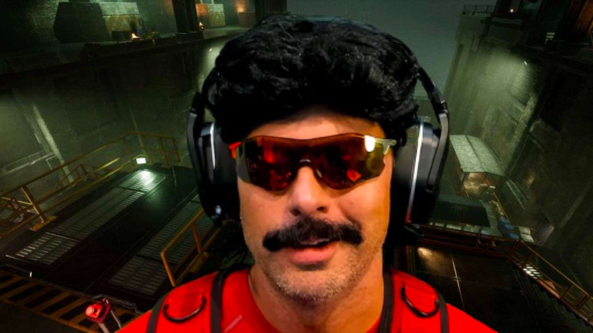 Dr Disrespect inside DEADROP map