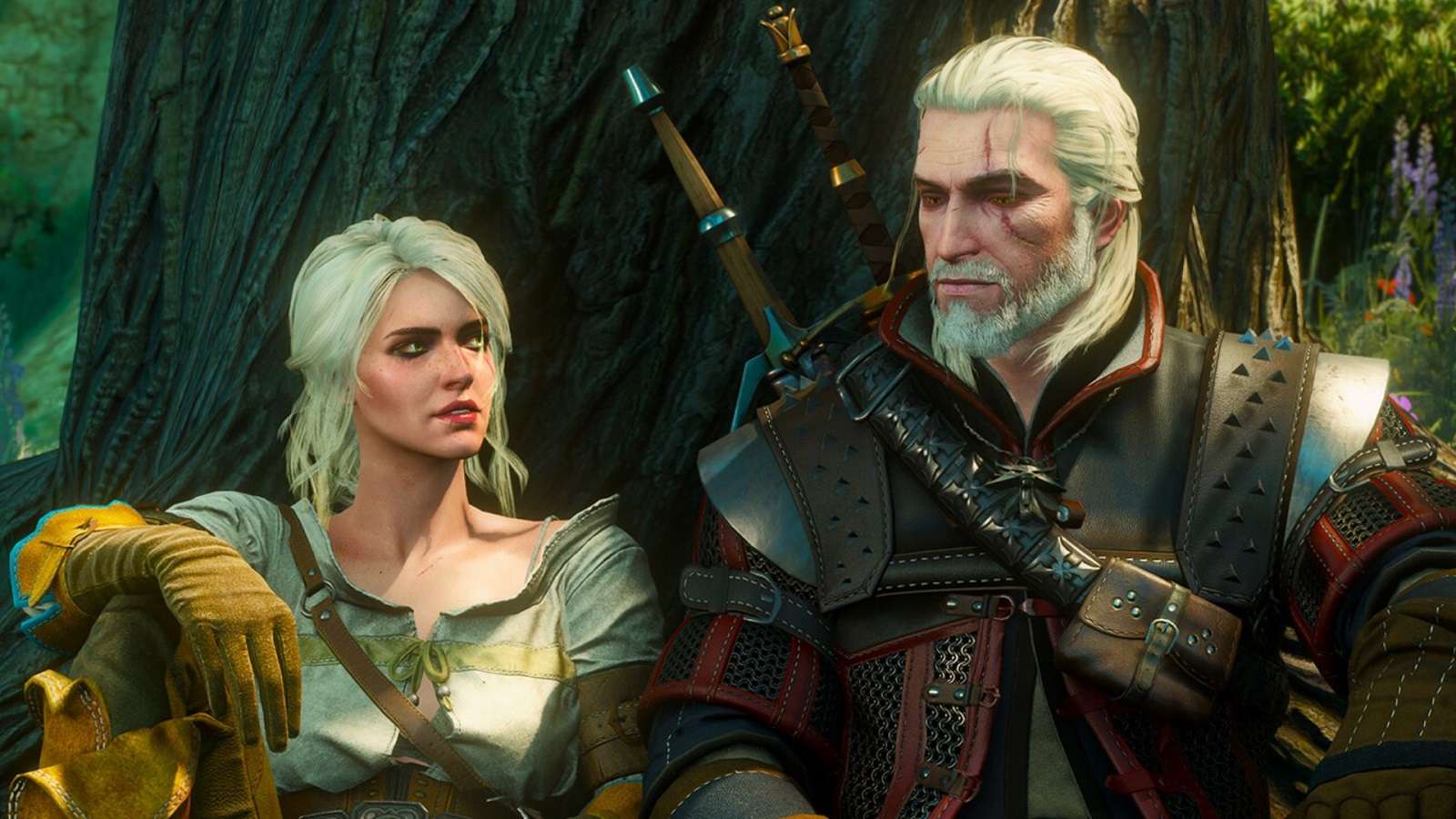 Geralt and Ciri in The Witcher 3