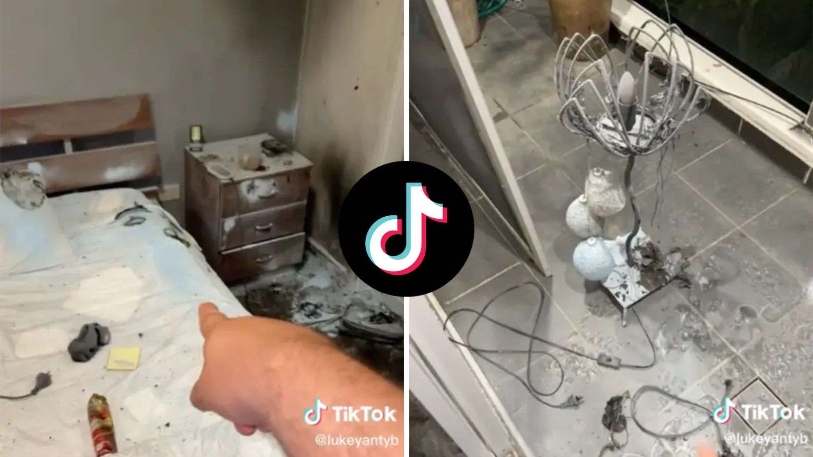 Man claims dry shampoo can exploded and set his house on fire