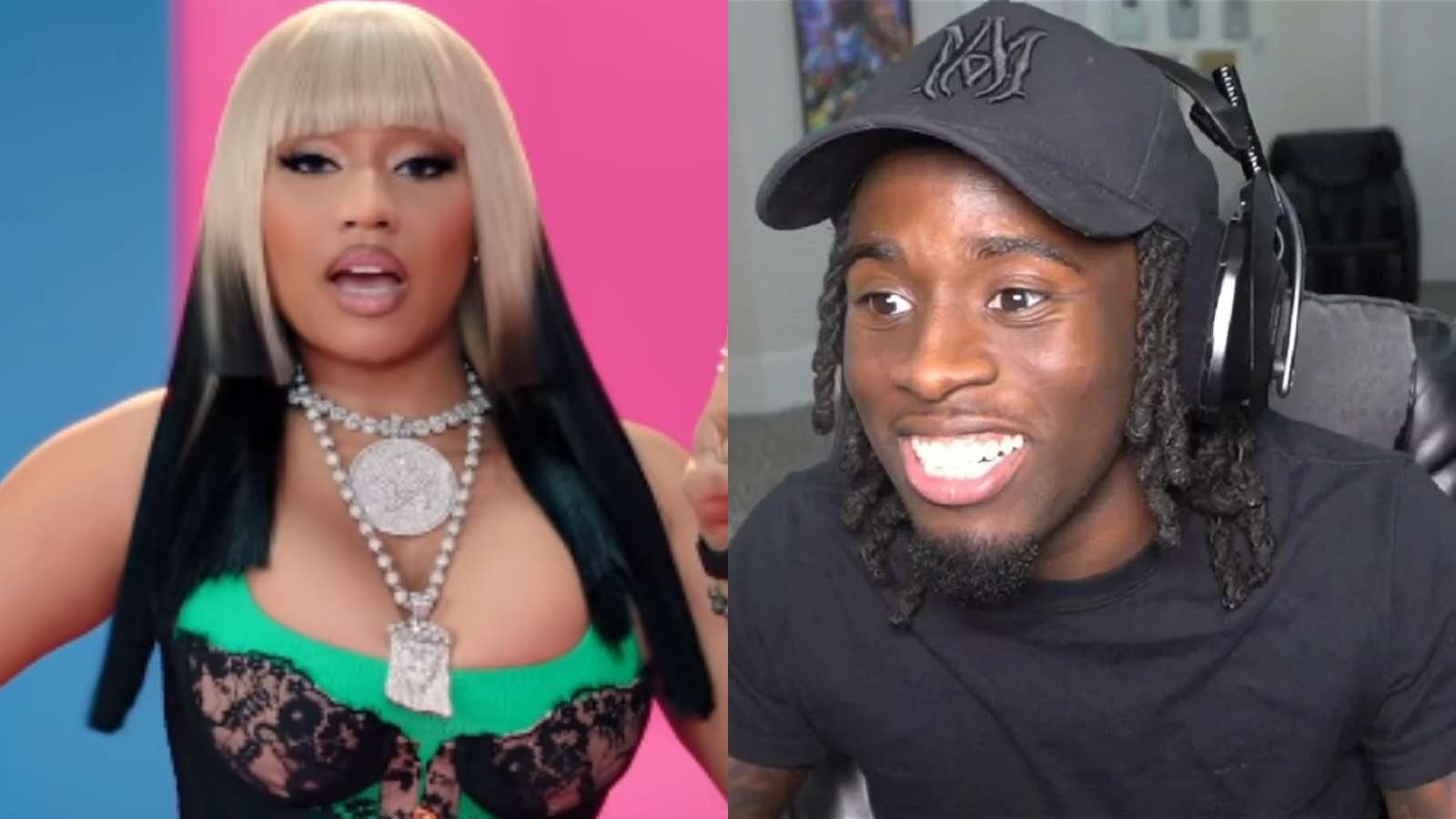 nicki minaj stream with kai cenat