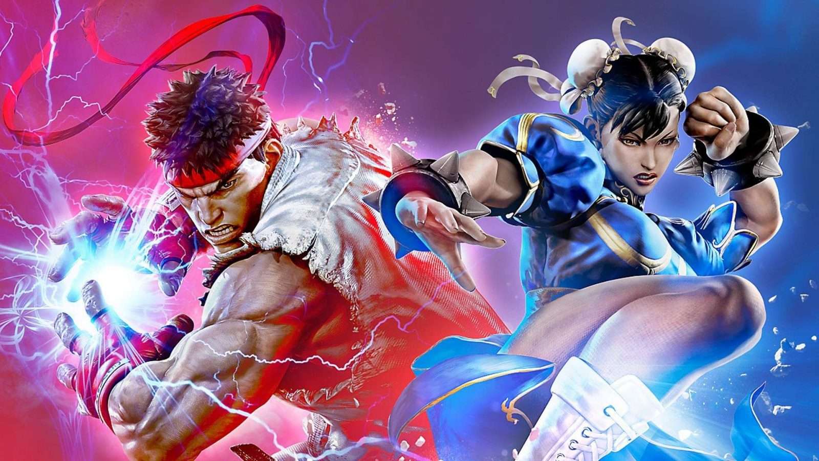 street fighter 6 artwork with ryu and chun-li