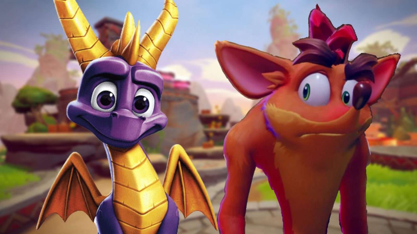 spyro the dragon and crash bandicoot