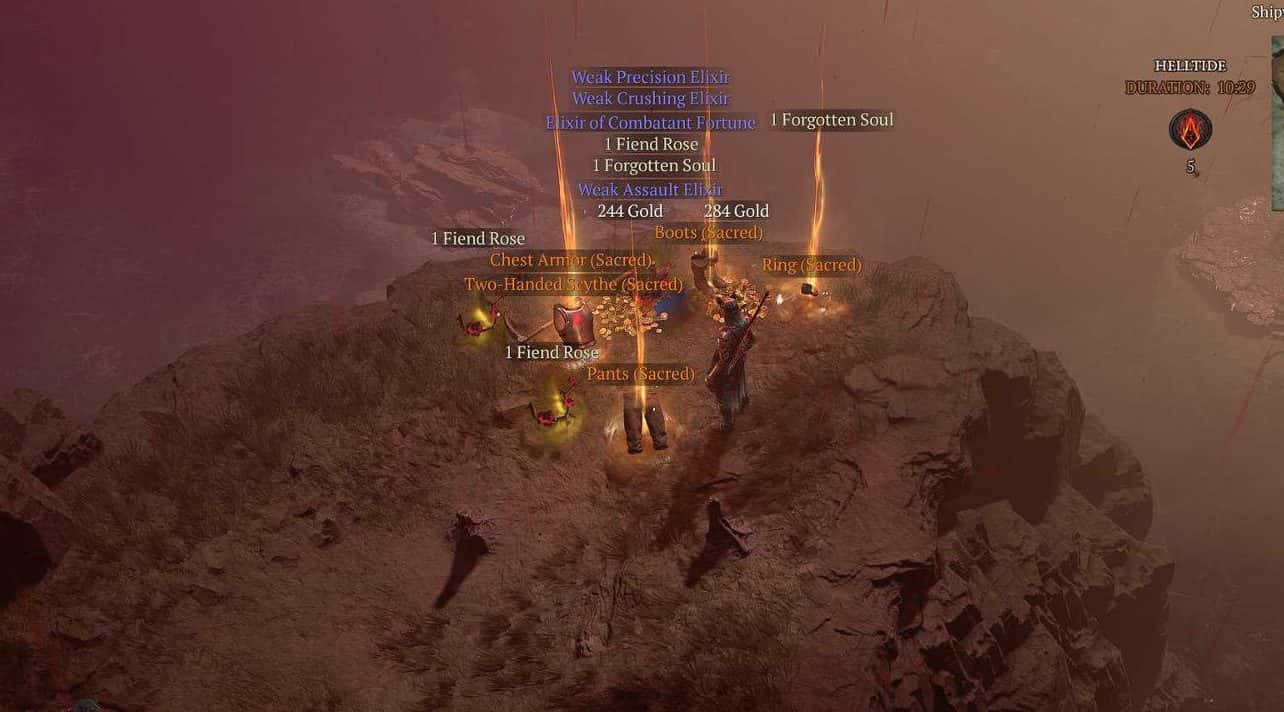 Diablo 4 Helltide Loot