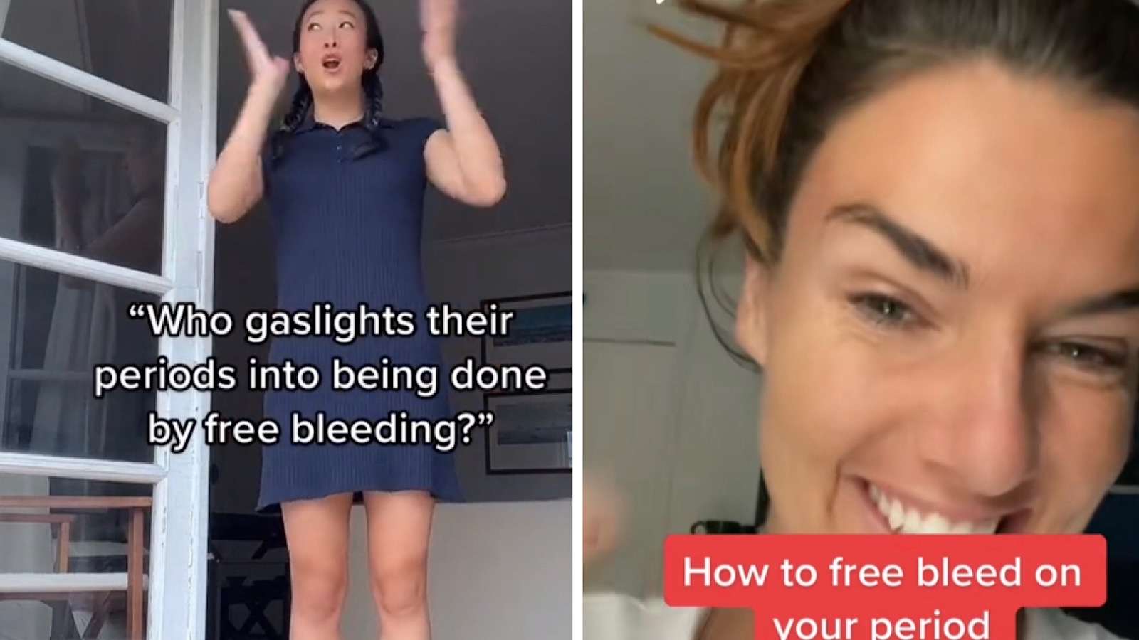 the Jasmine BRAND, Gen Z may make pads and tampons extinct 😳 A TikTok  user introduced “free bleeding” to her followers and was candid on how to  go a