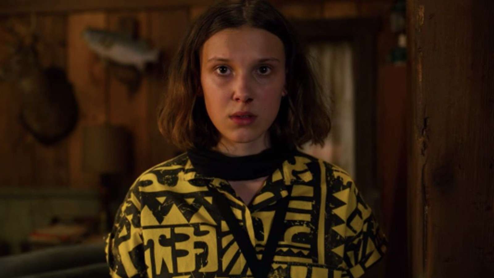 Millie Bobby Brown as Eleven on Stranger Things