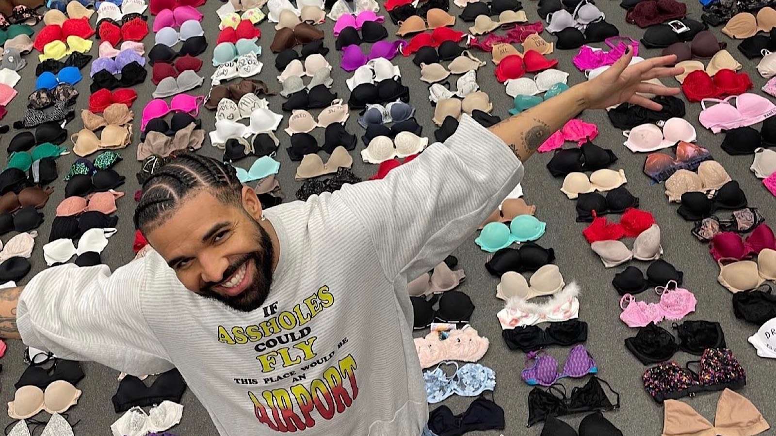Woman Who Threw Her 36G Bra At Drake Gets Surprise DM