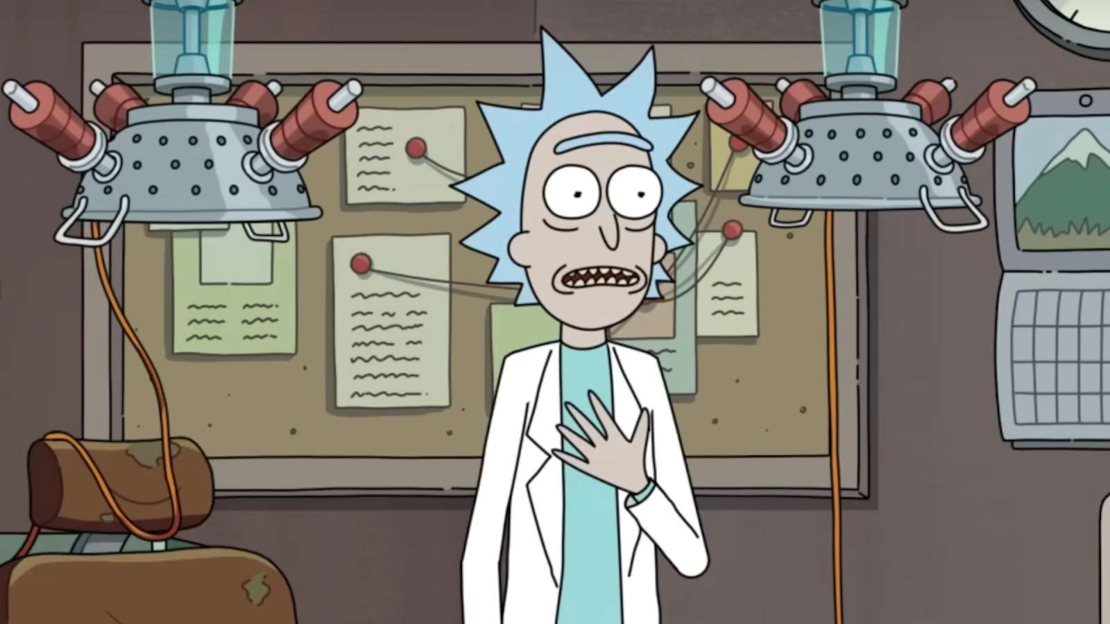 Rick in Season 7 Episode 2 Cold Open