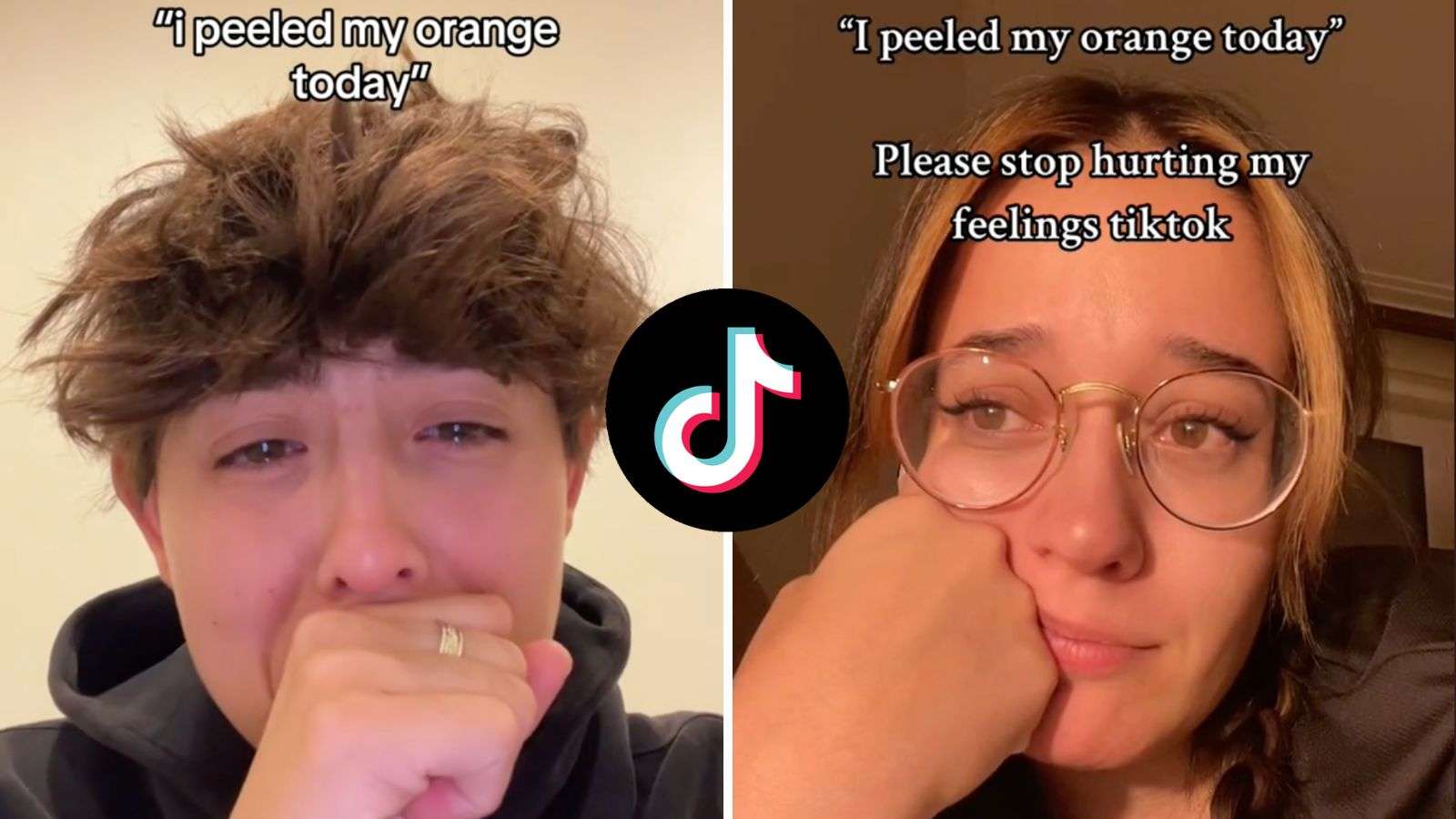 What is the 'I peeled my orange today' story on TikTok?